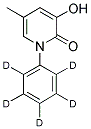 3-羟基-5-甲基-1-(五氘苯基)-2(1H)-吡啶酮 结构式