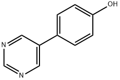 4-(5-PYRIMIDINYL)PHENOL 结构式