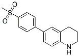 6-[4-(Methylsulfonyl)phenyl]-1,2,3,4-tetrahydro quinoline 结构式