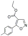 5-P-TOLYL-ISOXAZOLE-4-CARBOXYLIC ACID ETHYL ESTER 结构式