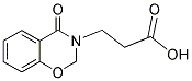 3-(4-OXO-4 H-BENZO[ E ][1,3]OXAZIN-3-YL)-PROPIONIC ACID 结构式