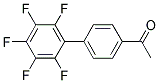 1-(2',3',4',5',6'-PENTAFLUORO[1,1'-BIPHENYL]-4-YL)ETHANONE 结构式