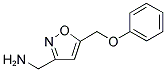 ([5-(PHENOXYMETHYL)ISOXAZOL-3-YL]METHYL)AMINE 结构式