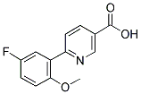 6-(5-FLUORO-2-METHOXYPHENYL)NICOTINIC ACID 结构式