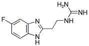 2-GUANIDINYLETHYL-5(6)-FLUORO-BENZIMIDAZOLE 结构式