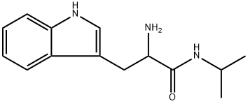 2-AMINO-3-(1H-INDOL-3-YL)-N-ISOPROPYL-PROPIONAMIDE 结构式