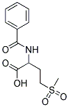 2-(Benzoylamino)-4-(methylsulfonyl)butanoic acid 结构式