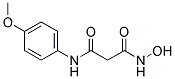 N-HYDROXY-N'-(4-METHOXYPHENYL)MALONAMIDE 结构式