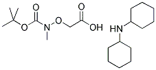 BOC-METHYLAMINOOXYACETIC ACID DCHA 结构式