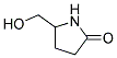 5-HYDROXYMETHYL-PYRROLIDIN-2-ONE 结构式
