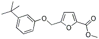 METHYL 5-[(3-TERT-BUTYLPHENOXY)METHYL]-2-FUROATE 结构式