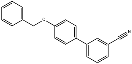 4'-(BENZYLOXY)[1,1'-BIPHENYL]-3-CARBONITRILE 结构式