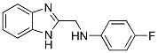 (1H-Benzoimidazol-2-ylmethyl)-(4-fluoro-phenyl)-amine 结构式