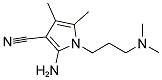 2-AMINO-1-[3-(DIMETHYLAMINO)PROPYL]-4,5-DIMETHYL-1H-PYRROLE-3-CARBONITRILE 结构式