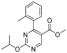 METHYL-2-ISOPROPOXY-4-(2-METHYLPHENYL)-5-PYRIMIDINE CARBOXYLATE 结构式