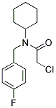 2-CHLORO-N-CYCLOHEXYL-N-(4-FLUOROBENZYL)ACETAMIDE 结构式