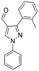 3-(2-METHYLPHENYL)-1-PHENYL-1H-PYRAZOLE-4-CARBALDEHYDE 结构式