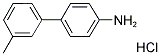 3'-METHYL [1,1'-BIPHENYL]-4-AMINE HYDROCHLORIDE 结构式