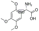 (S)-AMINO-(2,4,5-TRIMETHOXY-PHENYL)-ACETIC ACID 结构式