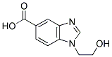 1-(2-HYDROXYETHYL)-1H-BENZIMIDAZOLE-5-CARBOXYLIC ACID 结构式