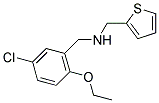 N-(5-CHLORO-2-ETHOXYBENZYL)-N-(THIEN-2-YLMETHYL)AMINE 结构式