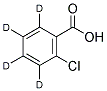 2-氯苯甲酸-D4 结构式