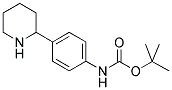 (4-PIPERIDIN-2-YL-PHENYL)-CARBAMIC ACID TERT-BUTYL ESTER 结构式