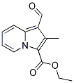 ETHYL 1-FORMYL-2-METHYLINDOLIZINE-3-CARBOXYLATE 结构式