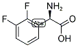 (R)-AMINO-(2,3-DIFLUORO-PHENYL)-ACETIC ACID 结构式