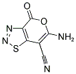 6-AMINO-4-OXO-4H-PYRANO[3,4-D][1,2,3]THIADIAZOLE-7-CARBONITRILE 结构式