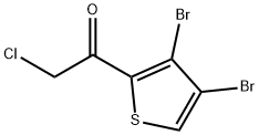 2-CHLORO-1-(3,4-DIBROMO-2-THIENYL)-1-ETHANONE 结构式