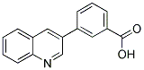 3-(3-Quinolinyl)benzoic acid 结构式