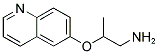 2-(QUINOLIN-6-YLOXY)-PROPYLAMINE 结构式