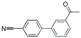 3'-Acetyl[1,1'-biphenyl]-4-carbonitrile 结构式
