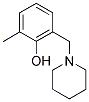 2-METHYL-6-PIPERIDIN-1-YLMETHYL-PHENOL 结构式