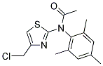 N-[4-(CHLOROMETHYL)-1,3-THIAZOL-2-YL]-N-MESITYLACETAMIDE 结构式