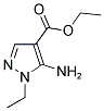5-Amino-1-ethyl-1H-pyrazole-4-carboxylic acid ethyl ester 结构式