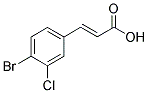 (2E)-3-(4-BROMO-3-CHLORO-PHENYL)-ACRYLIC ACID 结构式
