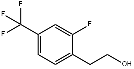 2-(2-氟-4-(三氟甲基)苯基)乙烷-1-醇 结构式