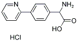 2-AMINO-2-(4-(PYRIDIN-2-YL)PHENYL)ACETIC ACID HYDROCHLORIDE 结构式