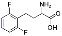 2-AMINO-4-(2,6-DIFLUORO-PHENYL)-BUTYRIC ACID 结构式