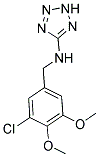 N-(3-CHLORO-4,5-DIMETHOXYBENZYL)-2H-TETRAZOL-5-AMINE 结构式