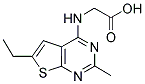 (6-ETHYL-2-METHYL-THIENO[2,3-D]PYRIMIDIN-4-YLAMINO)-ACETIC ACID 结构式