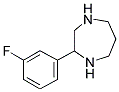 2-(3-FLUORO-PHENYL)-[1,4]DIAZEPANE 结构式