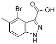 4-BROMO-5-METHYL-3-INDAZOLECARBOXYLIC ACID 结构式