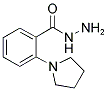 2-PYRROLIDIN-1-YL-BENZOIC ACID HYDRAZIDE 结构式