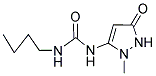 N-BUTYL-N'-(2-METHYL-5-OXO-2,5-DIHYDRO-1H-PYRAZOL-3-YL)UREA 结构式