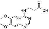 3-(6,7-DIMETHOXY-QUINAZOLIN-4-YLAMINO)-PROPIONIC ACID 结构式