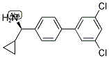 (1R)[4-(3,5-DICHLOROPHENYL)PHENYL]CYCLOPROPYLMETHYLAMINE 结构式