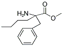 2-AMINO-2-BENZYL-HEXANOIC ACID METHYL ESTER 结构式